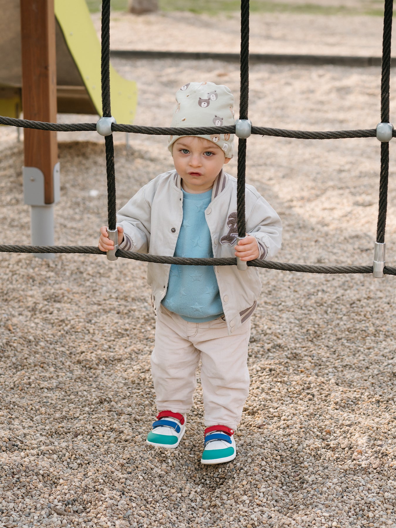 Baskets pieds nus pour enfants Be Lenka Energise Preschool - Blanc et multicolore