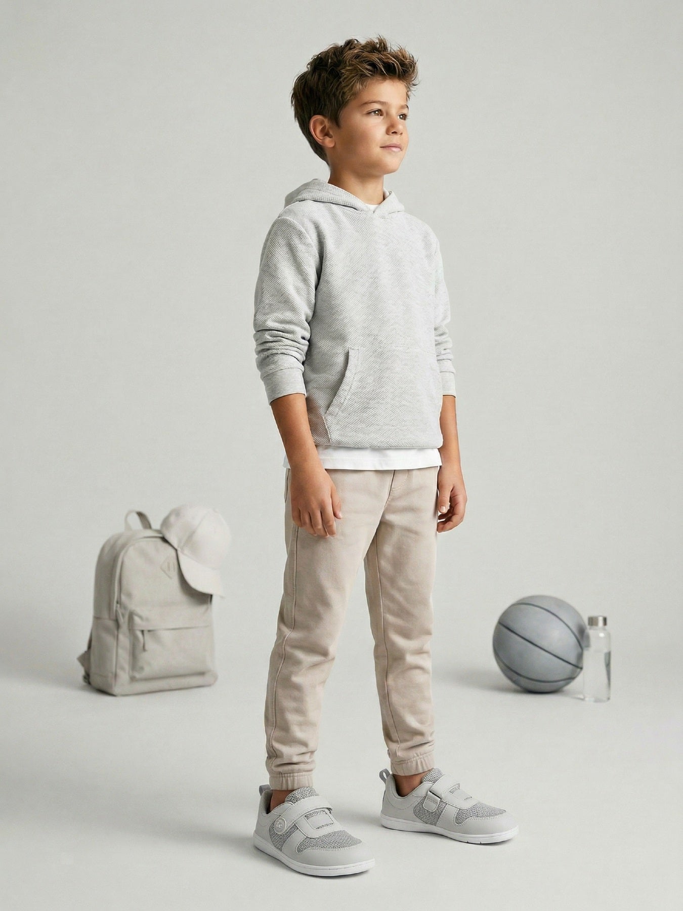 Kids Barefoot Sneakers Be Lenka Glade Kids - Light Grey