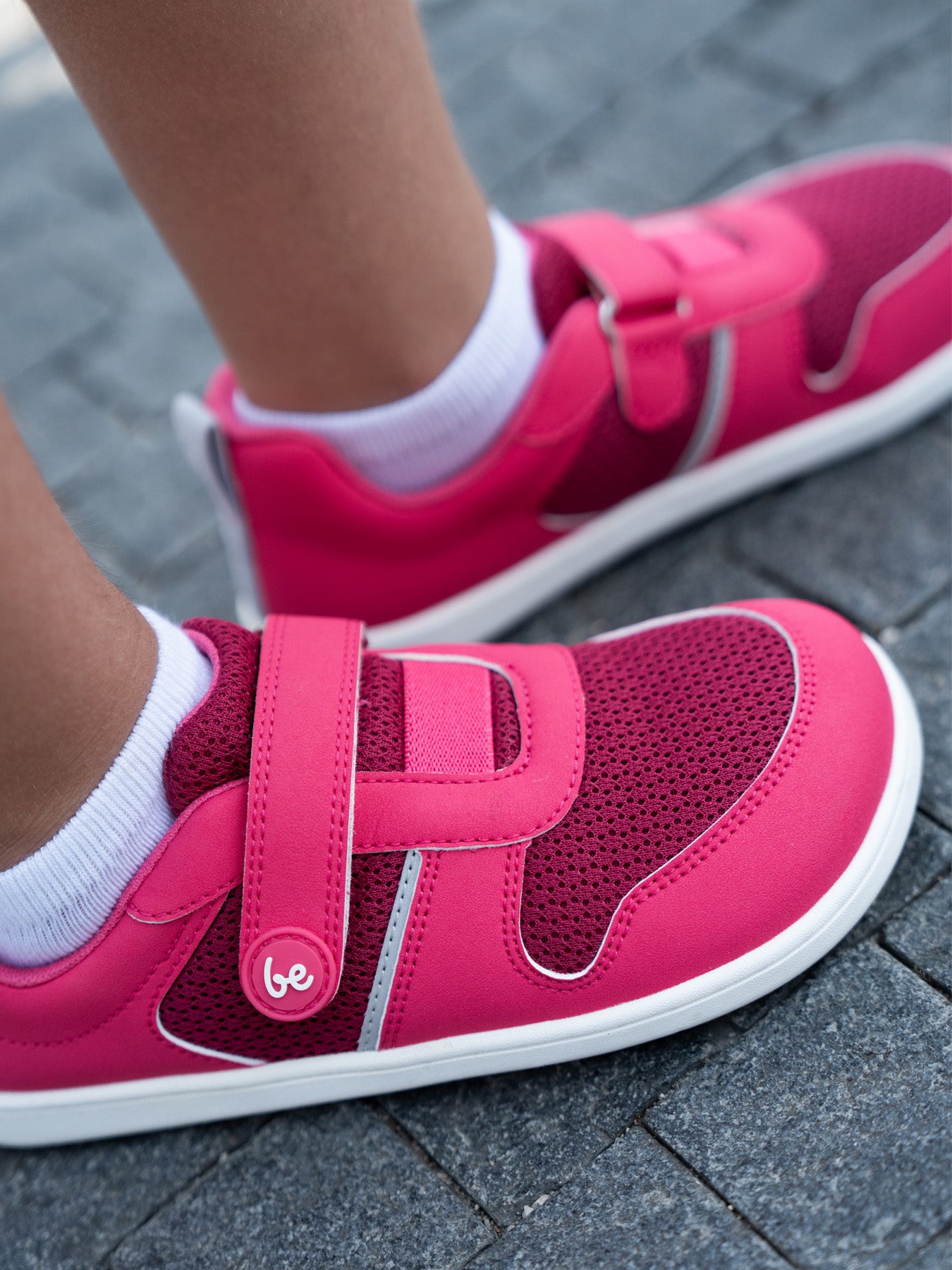 Barfuß-Sneaker für Kinder Be Lenka Glade Kids - Dunkelrosa