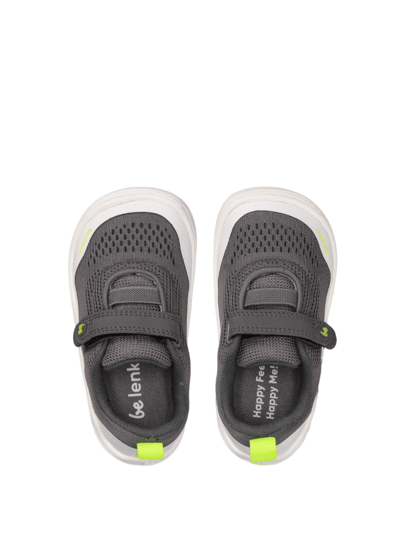 Kids Barefoot Sneakers Be Lenka Nubo Preschool - Grey