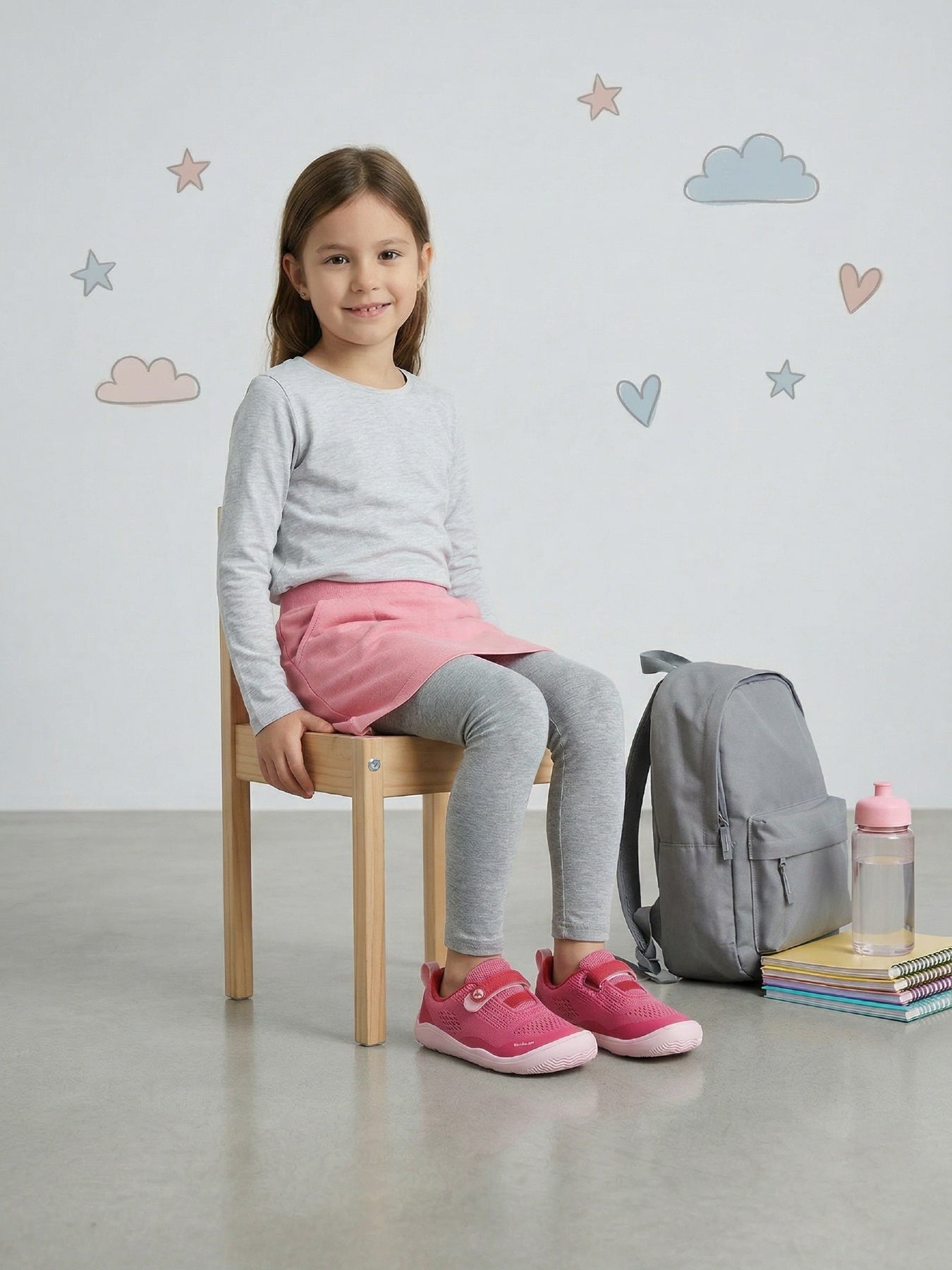 Kids Barefoot Sneakers Be Lenka Nubo Preschool - Pink