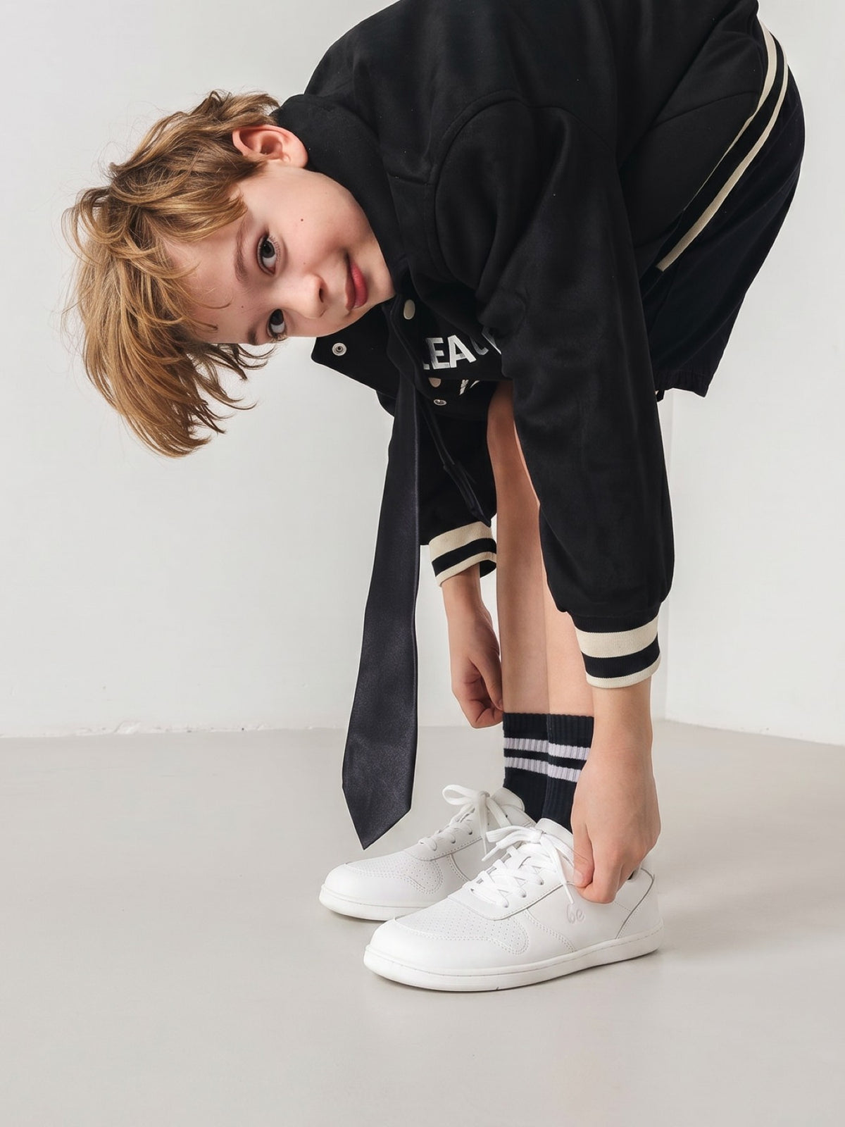 Kids barefoot sneakers Be Lenka Scoot Junior - All White