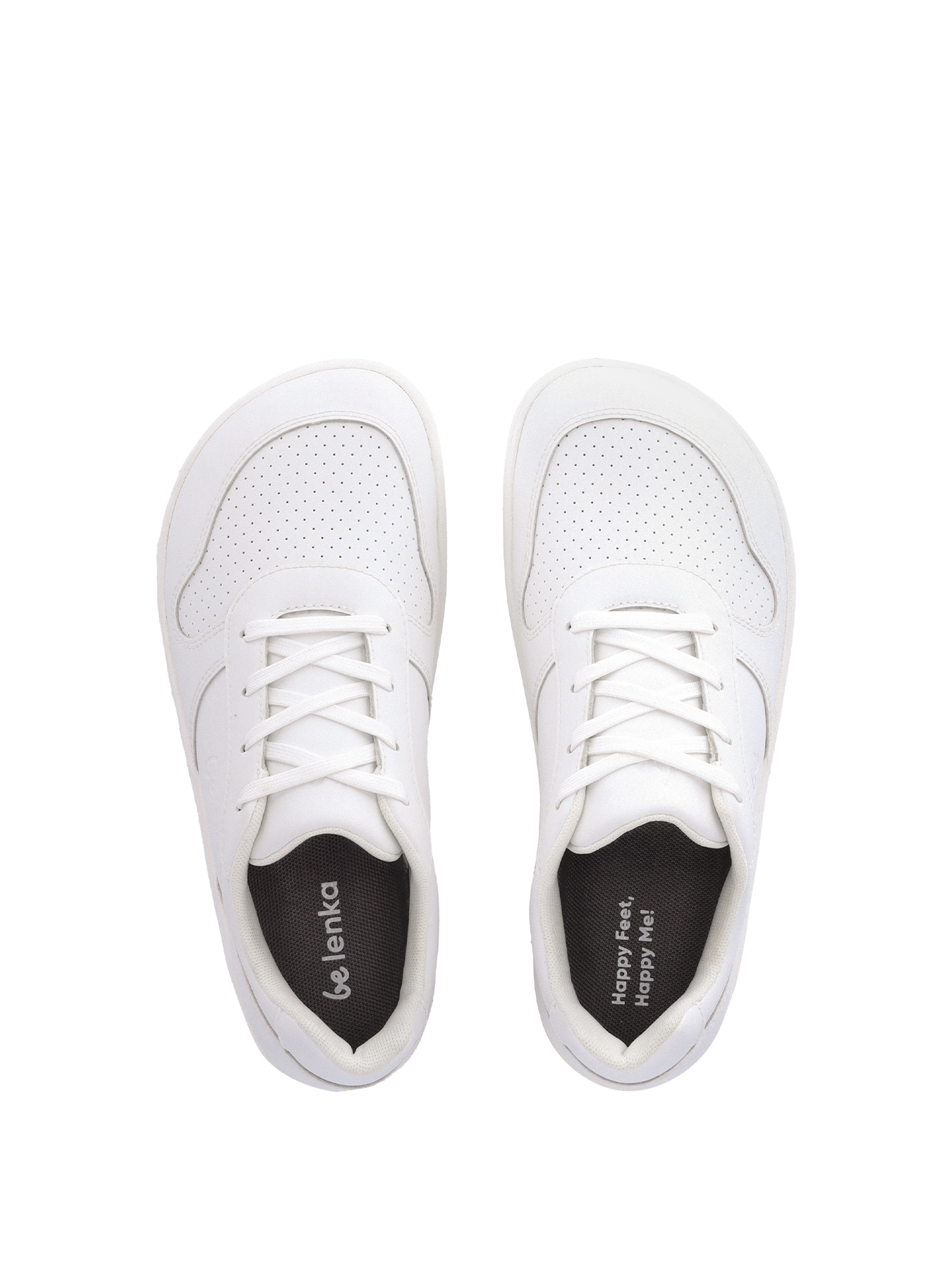 Baskets pieds nus pour enfants Be Lenka Scoot Junior - Tout blanc