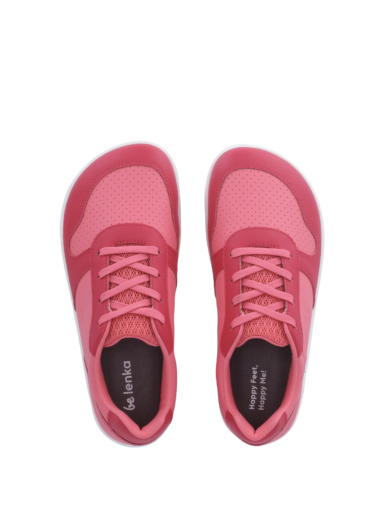Baskets pieds nus pour enfants Be Lenka Scoot Junior - Rose clair et rose foncé