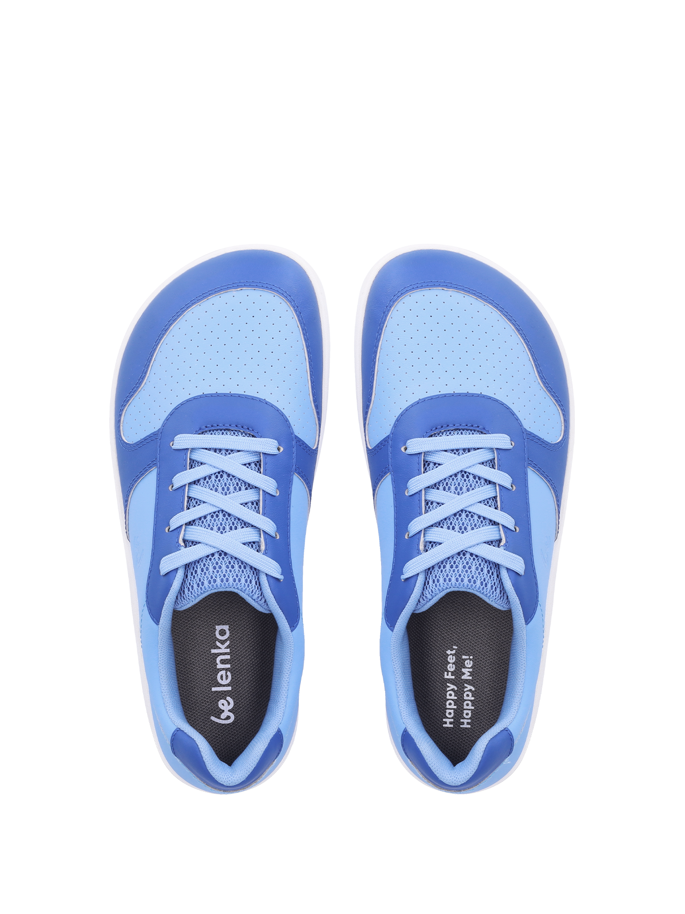 Kids barefoot sneakers Be Lenka Scoot Junior - Light & Royale Blue