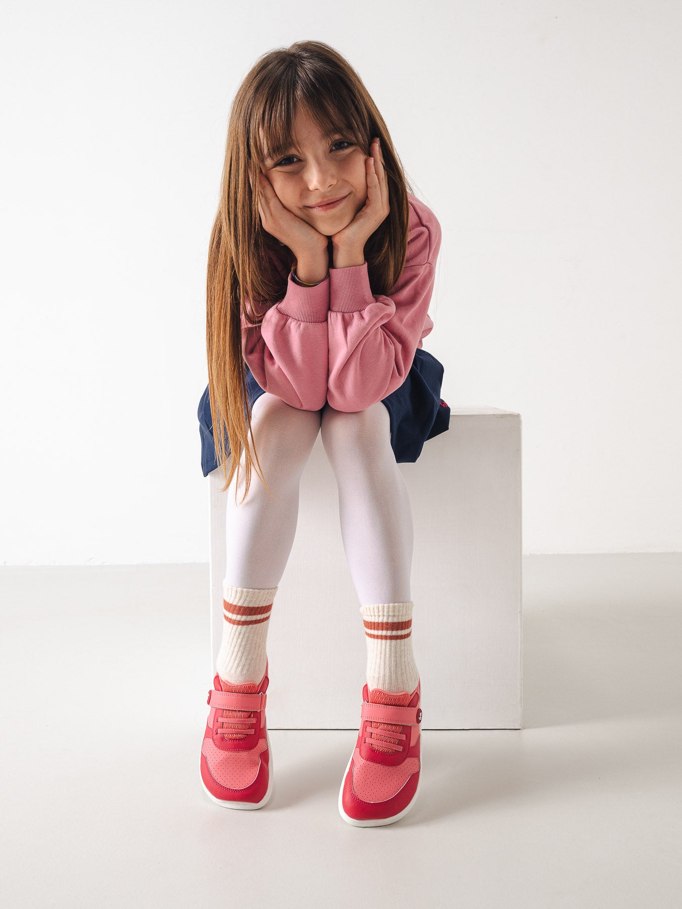 Kids barefoot sneakers Be Lenka Scoot Kids - Light & Dark Pink