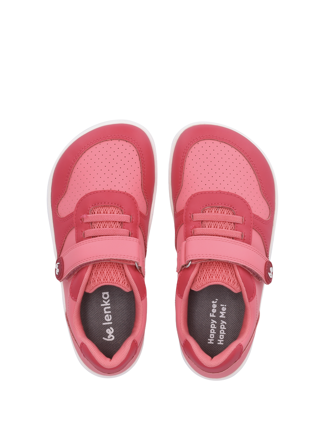 Kids barefoot sneakers Be Lenka Scoot Kids - Light & Dark Pink