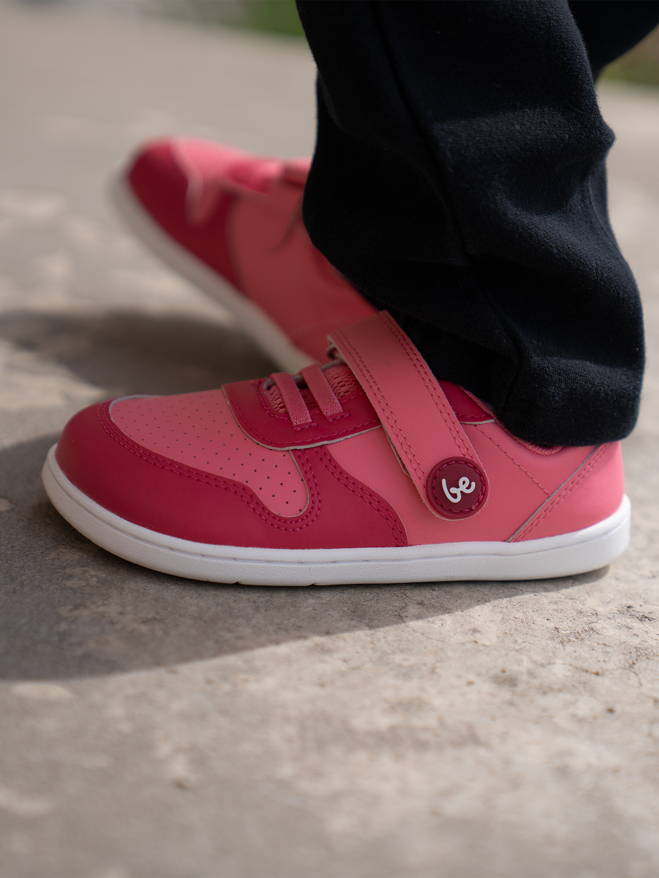 Barfuß-Sneaker für Kinder Be Lenka Scoot Kids - Hell- &amp; Dunkelrosa