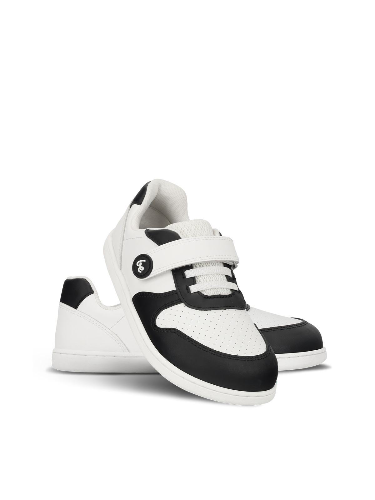 Kids barefoot sneakers Be Lenka Scoot Kids - White & Black