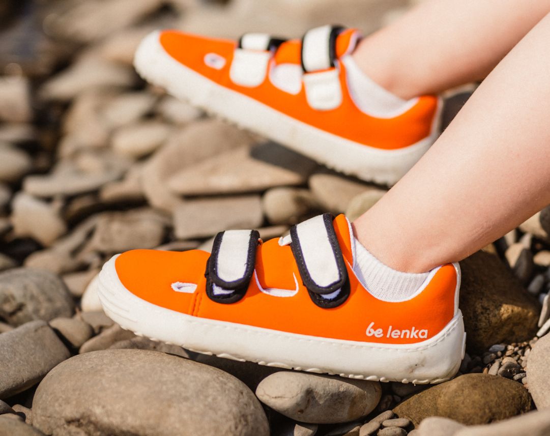 Baskets pieds nus Be Lenka Kids Seasiders - Orangy