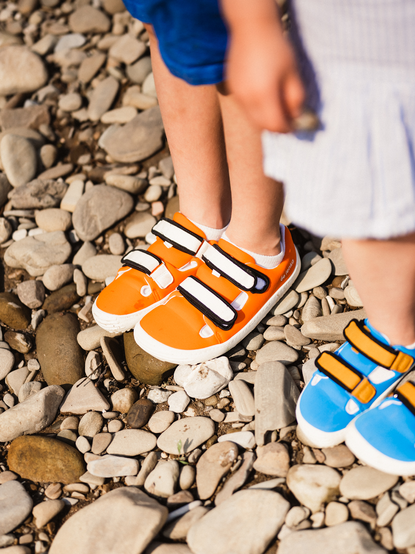 Baskets pieds nus Be Lenka Kids Seasiders - Orangy