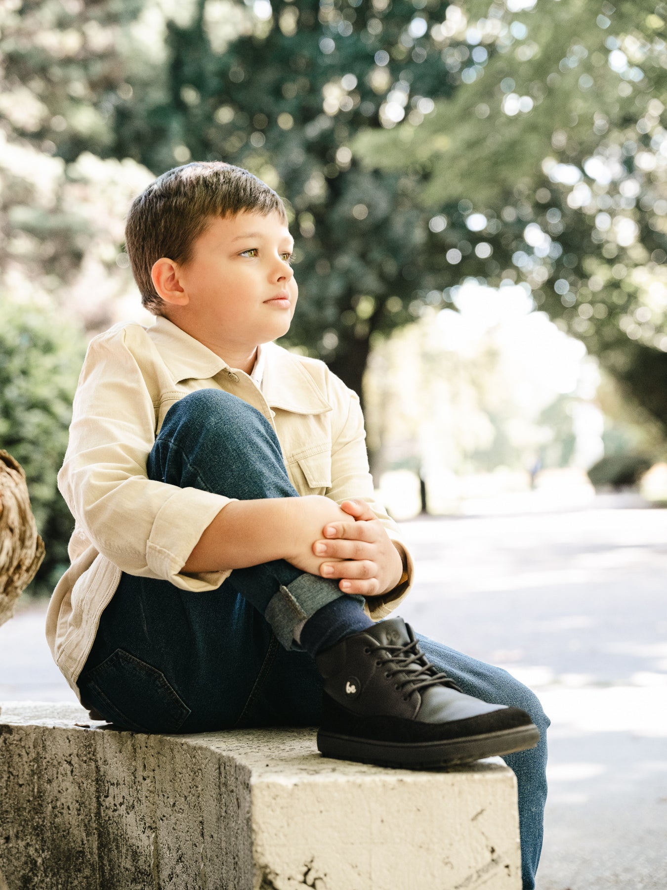 Kid's barefoot shoes Be Lenka Elio Junior - All Black