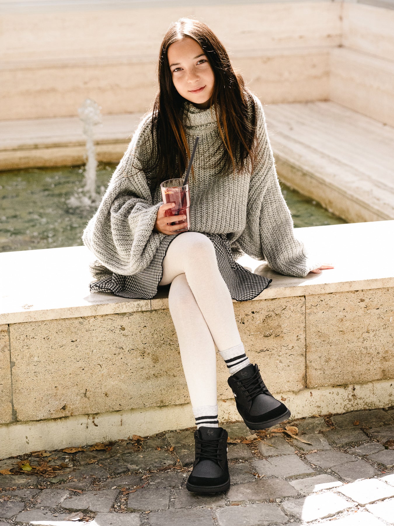 Kid's barefoot shoes Be Lenka Elio Junior - All Black