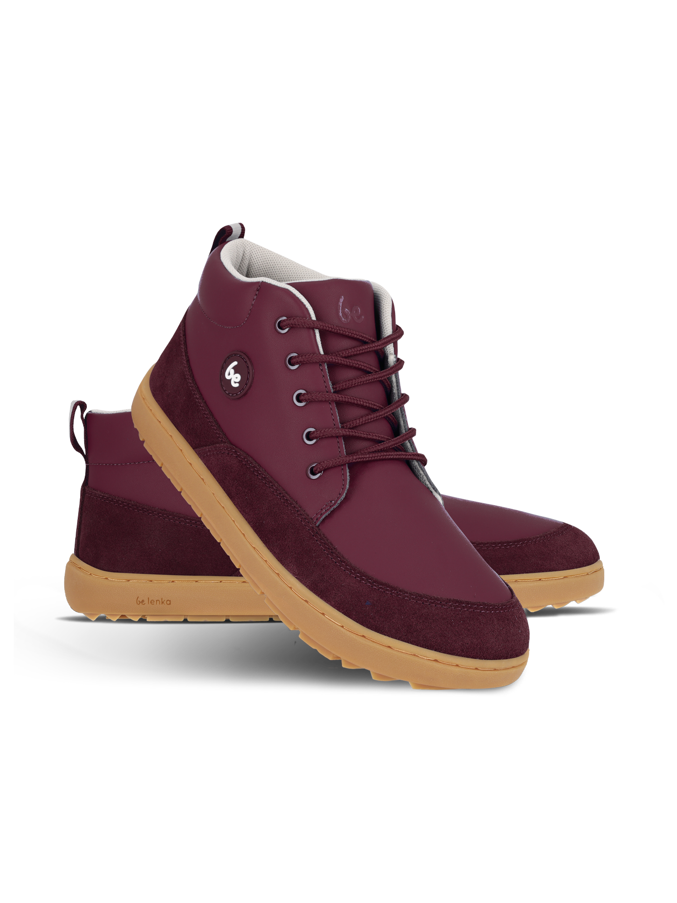 Kid's barefoot shoes Be Lenka Elio Junior - Berry