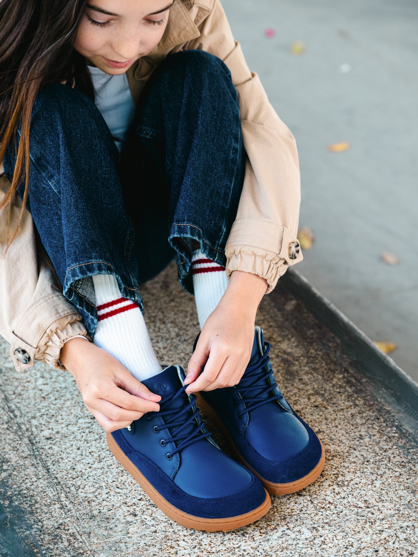 Kids barefoot shoes Be Lenka Elio Junior - Dark Blue