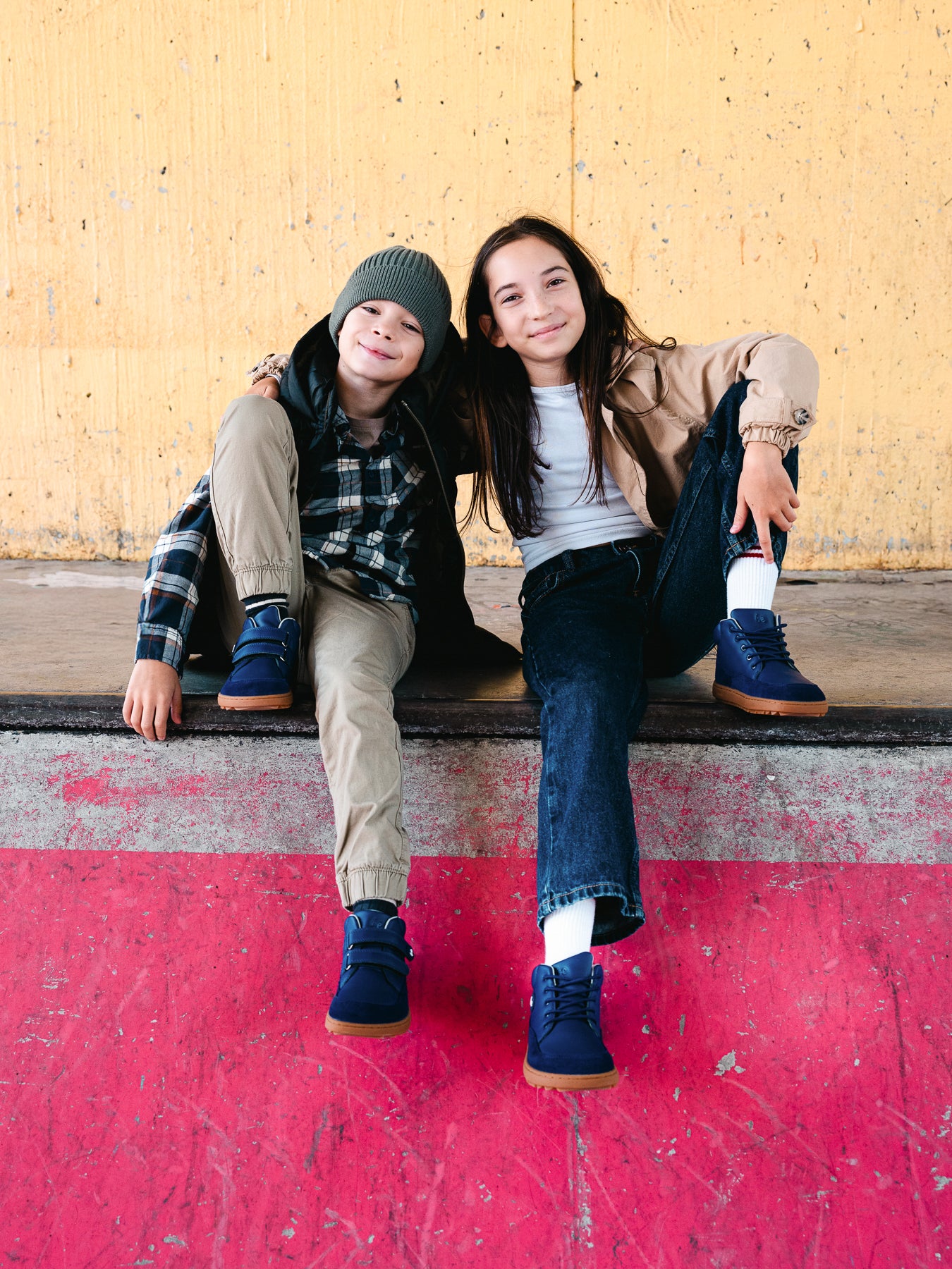 Kid's barefoot shoes Be Lenka Elio Junior - Dark Blue