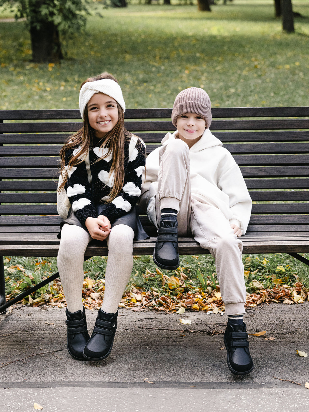 Kids barefoot shoes Be Lenka Elio Kids - All Black