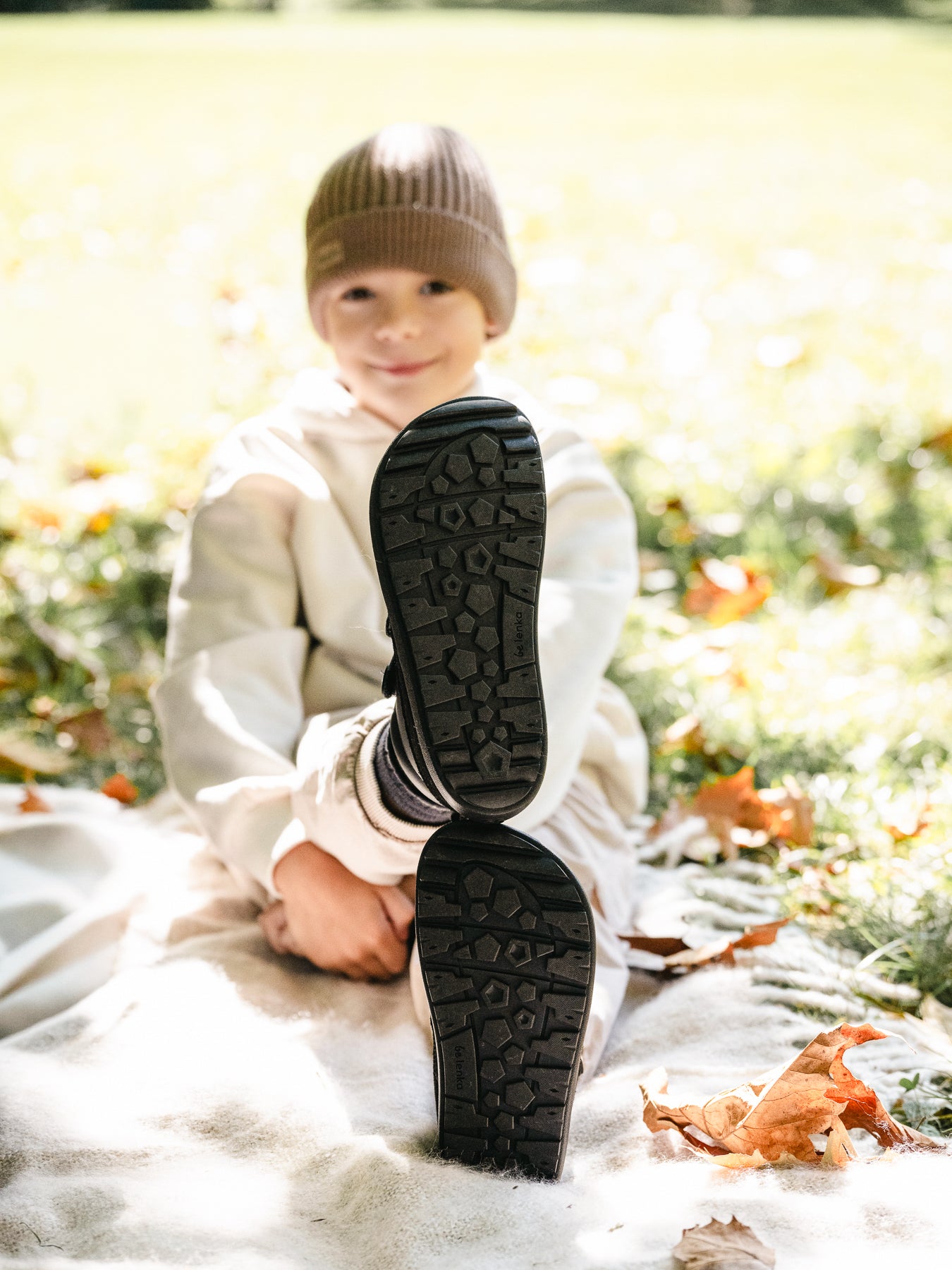 Kid's barefoot shoes Be Lenka Elio Kids - All Black