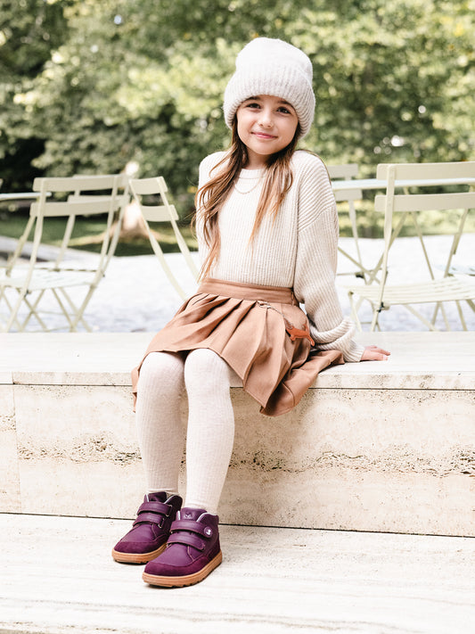 Kid's barefoot shoes Be Lenka Elio Kids - Berry