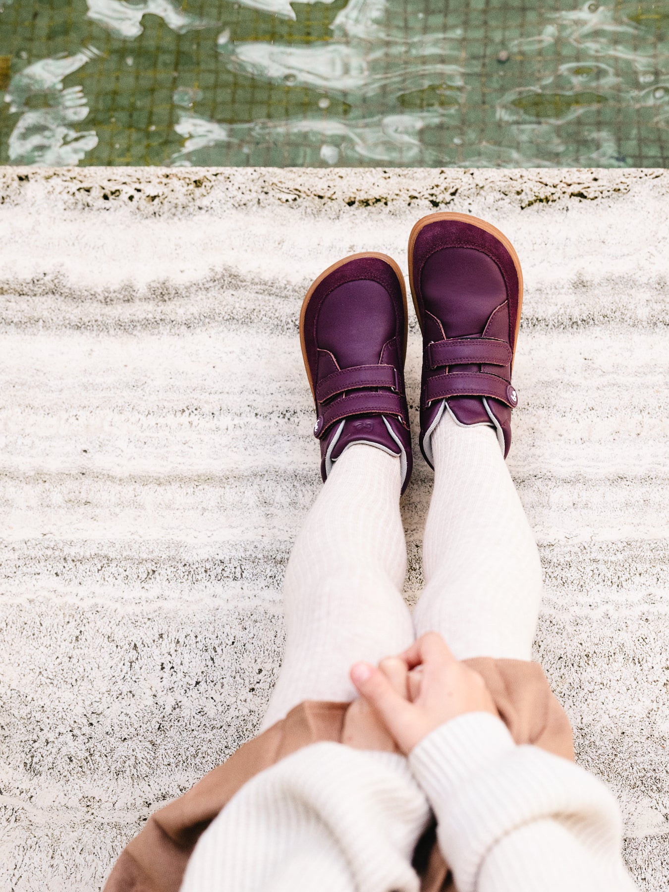 Kid's barefoot shoes Be Lenka Elio Kids - Berry