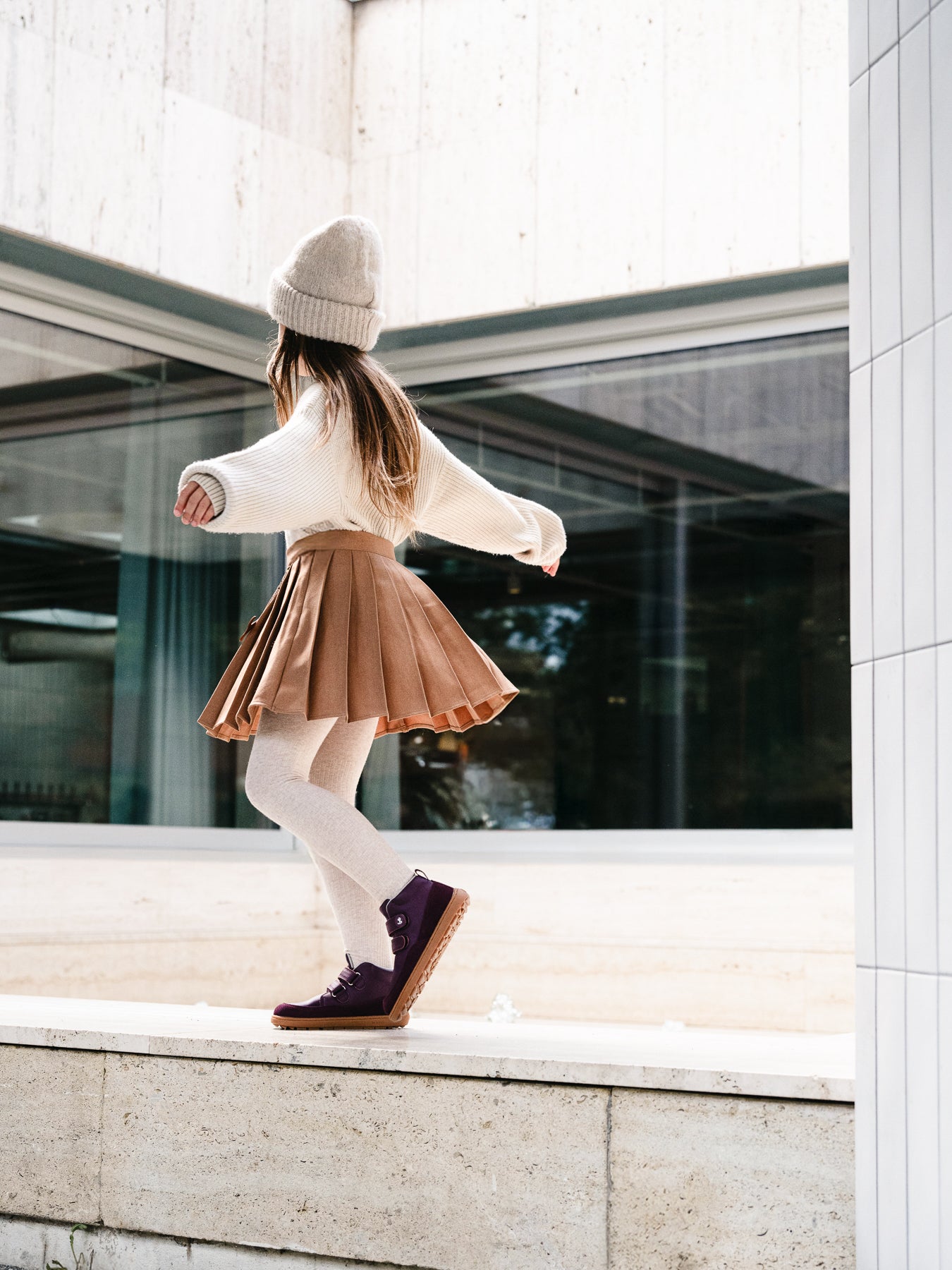 Kid's barefoot shoes Be Lenka Elio Kids - Berry