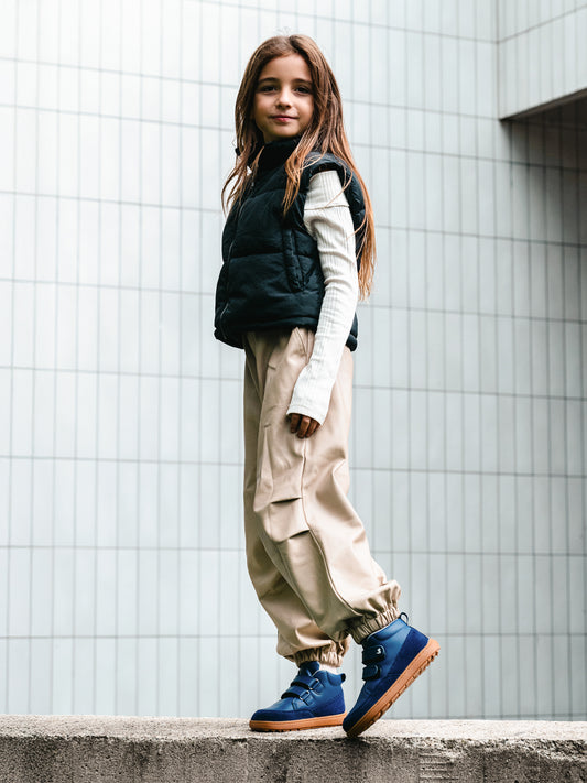 Kid's barefoot shoes Be Lenka Elio Kids - Dark Blue