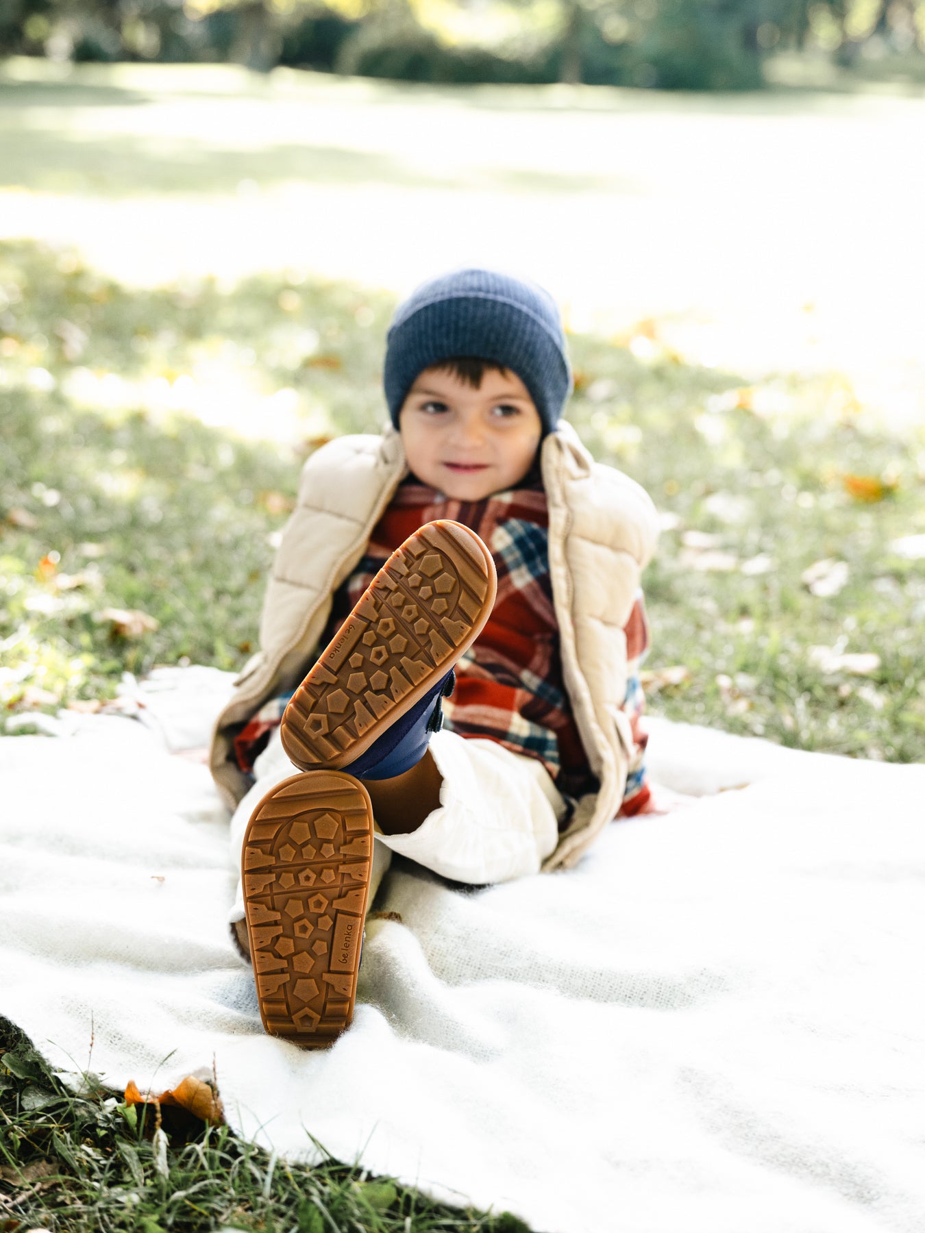 Kid's barefoot shoes Be Lenka Elio Preschool - Dark Blue