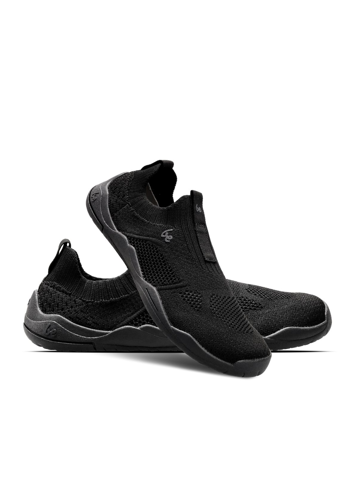 Kids Barefoot Slip-on Shoes Be Lenka Luppo Junior - All Black