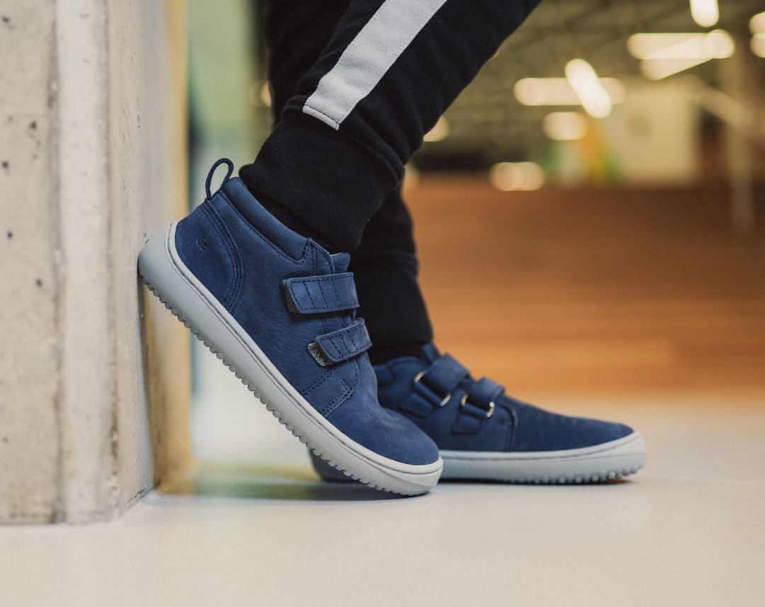 Chaussures de jeu pieds nus pour enfants Be Lenka Play - Bleu foncé