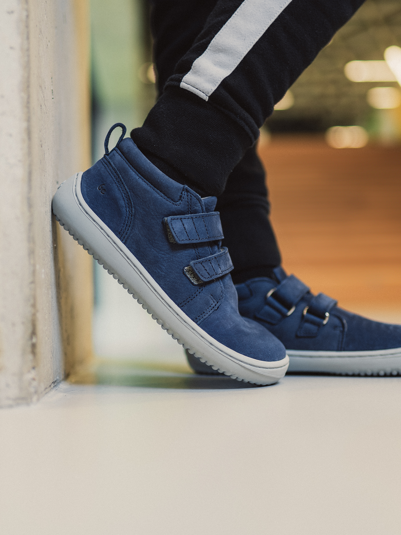 Chaussures de jeu pieds nus pour enfants Be Lenka Play - Bleu foncé