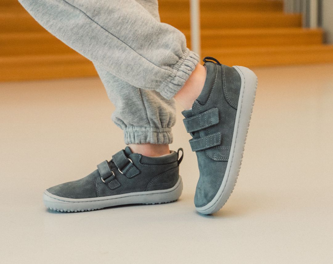 Chaussures de jeu pieds nus pour enfants Be Lenka Play - Gris foncé
