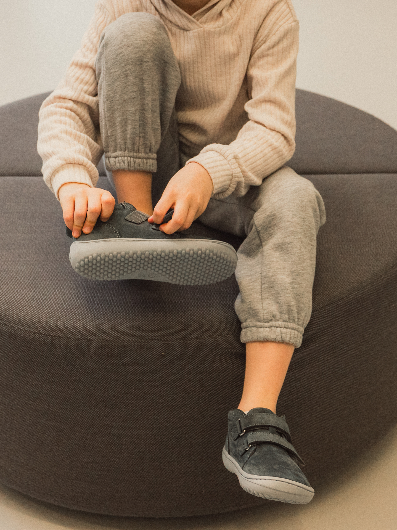 Chaussures de jeu pieds nus pour enfants Be Lenka Play - Gris foncé