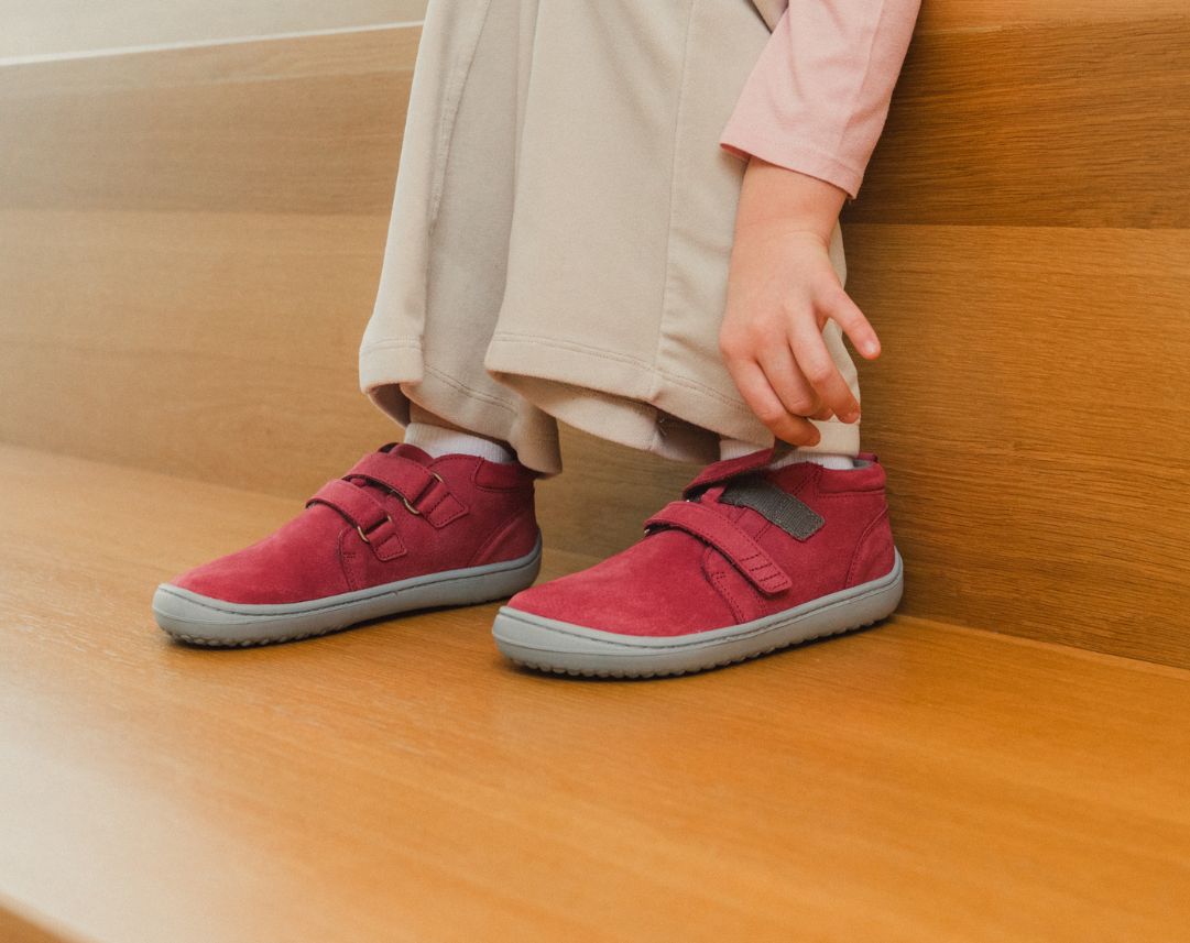 Chaussures de jeu pieds nus pour enfants Be Lenka Play - Rose framboise