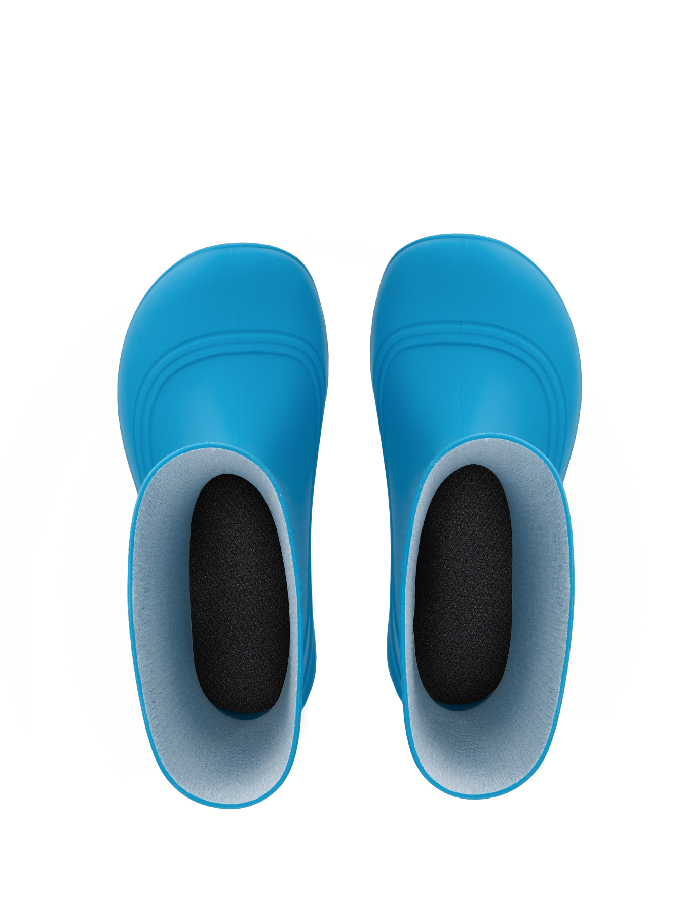 Kids Barefoot Rain Boots Be Lenka Pudds - Aqua Blue