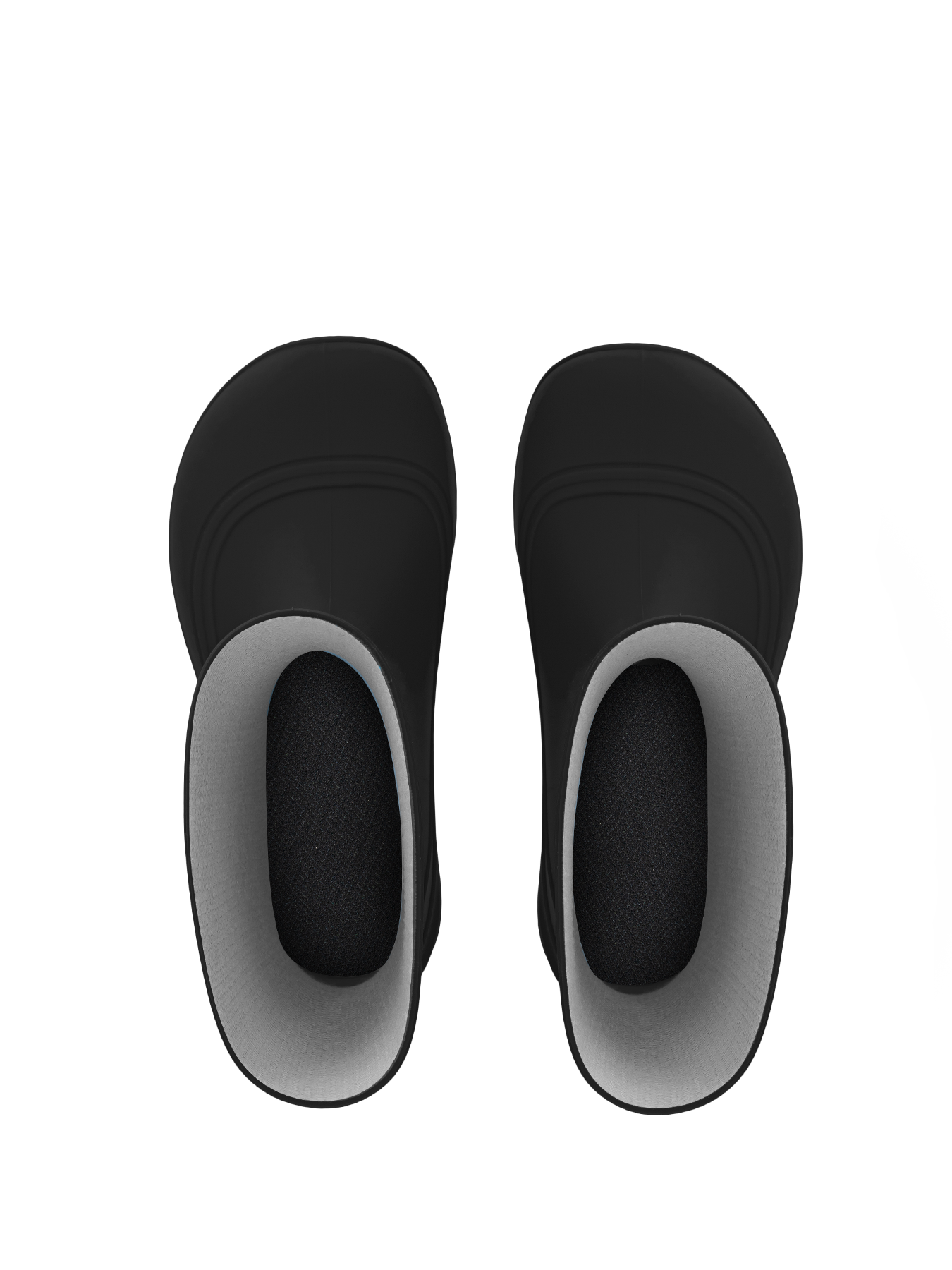 Kids Barefoot Rain Boots Be Lenka Pudds - Black