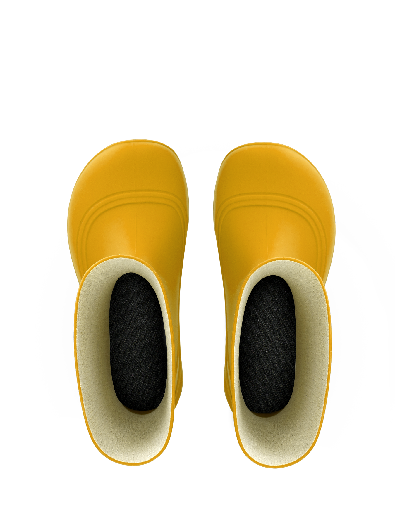 Kids Barefoot Rain Bootss Be Lenka Pudds - Yellow