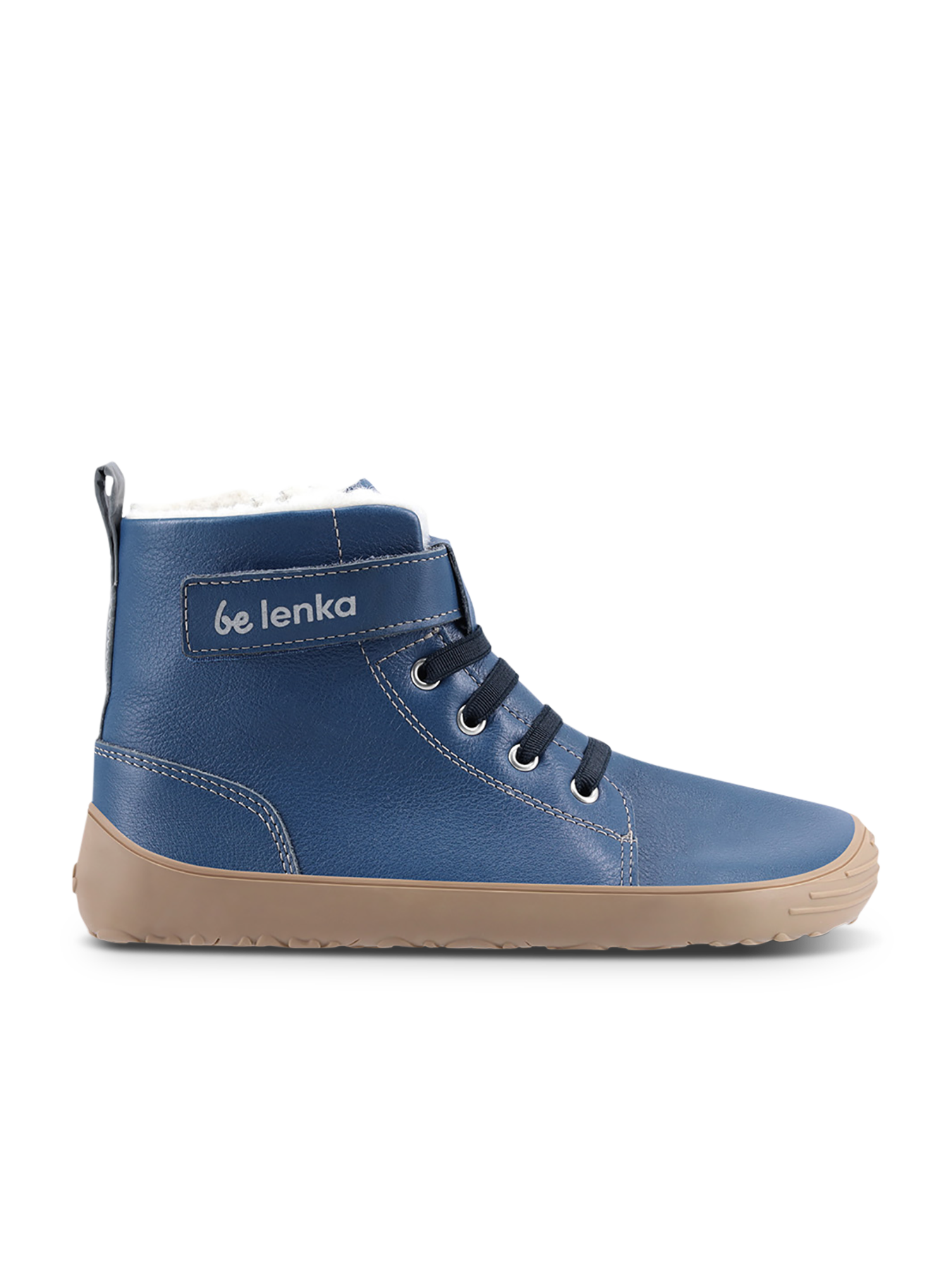 Winter barefoot boots Be Lenka Winter Kids - Ocean Blue