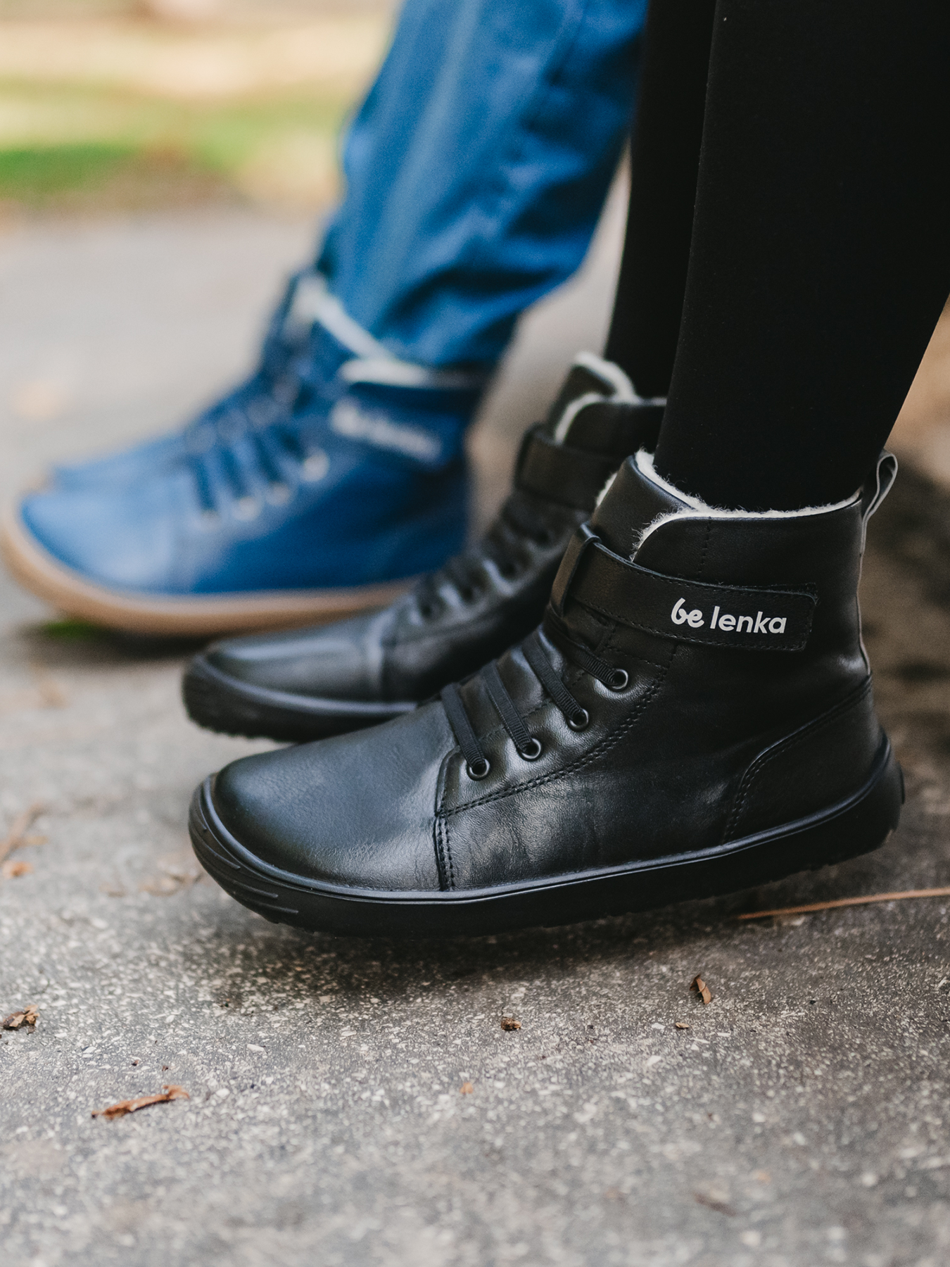 Winter-Barfußstiefel Be Lenka Winter Kids - All Black
