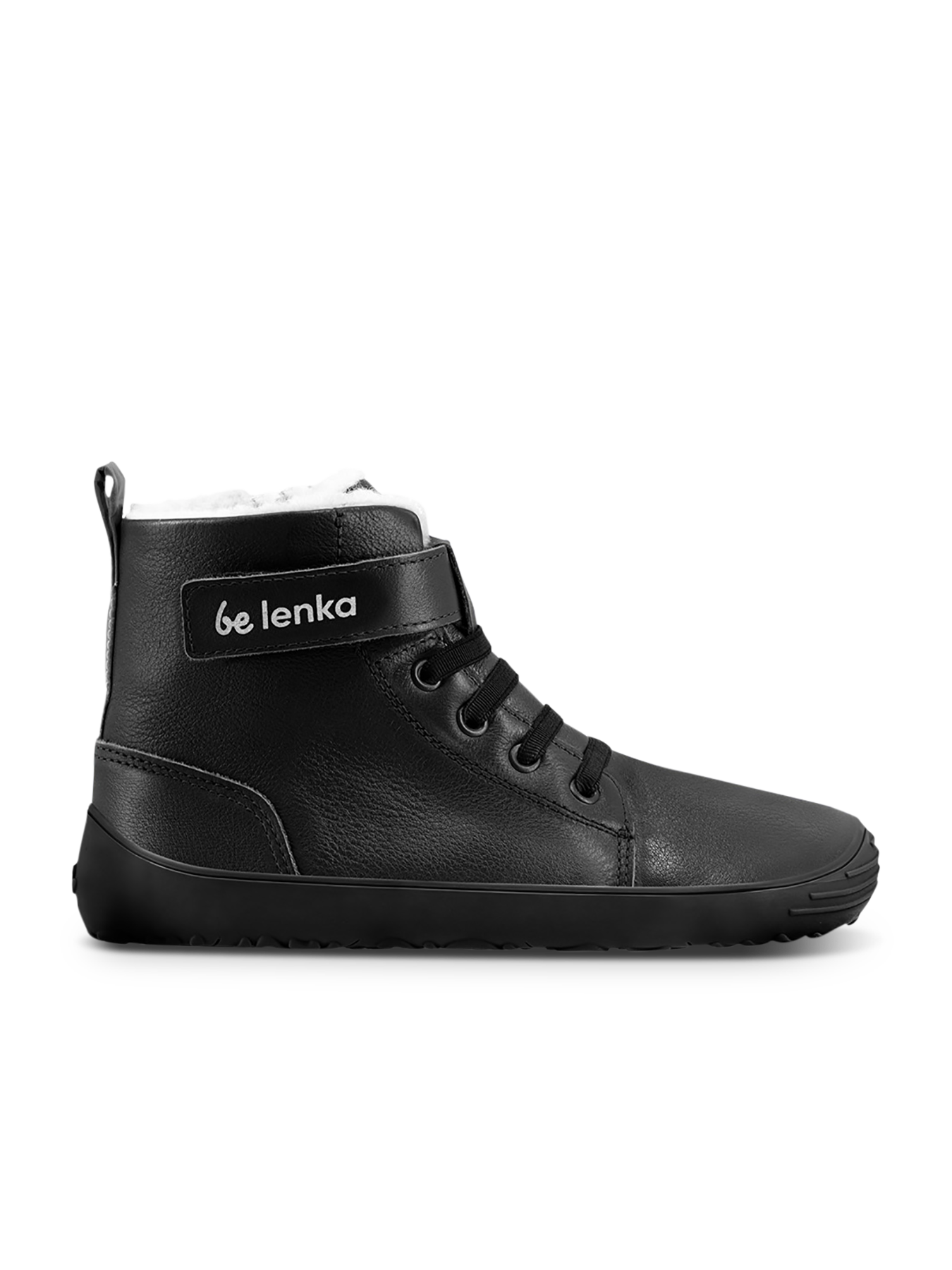 Winter barefoot boots Be Lenka Winter Kids - All Black