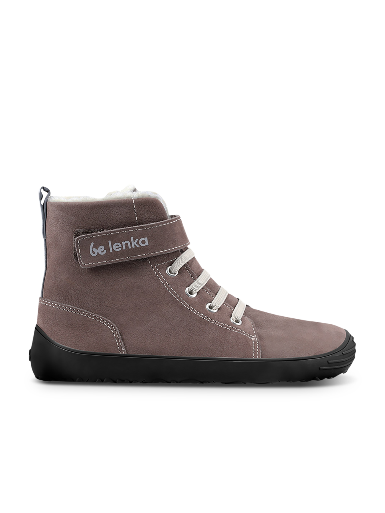 Winter barefoot boots Be Lenka Winter Kids - Chocolate