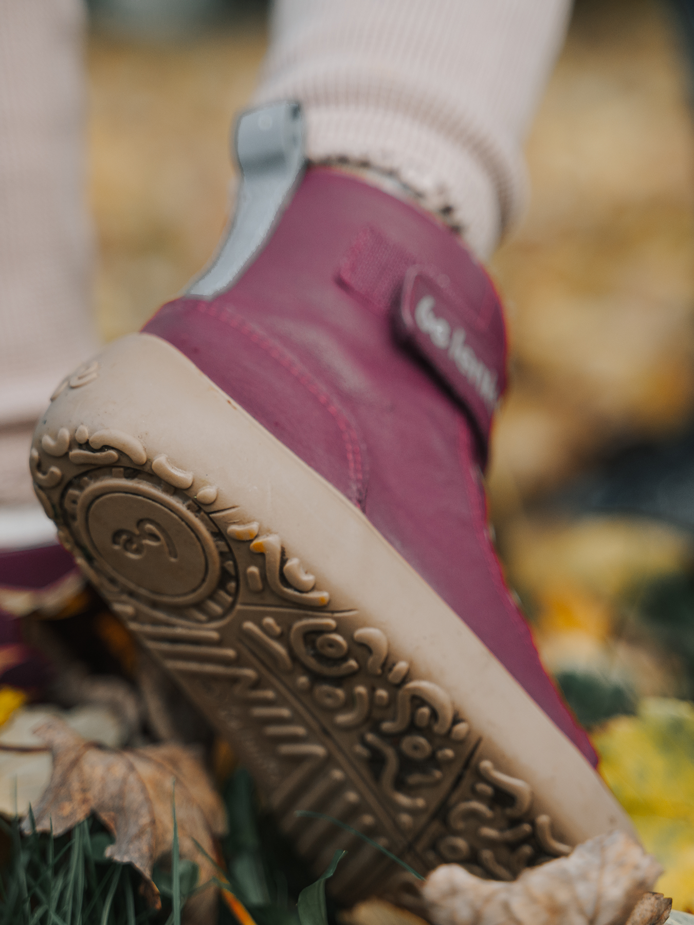 Winter barefoot boots Be Lenka Winter Kids - Dark Cherry Red