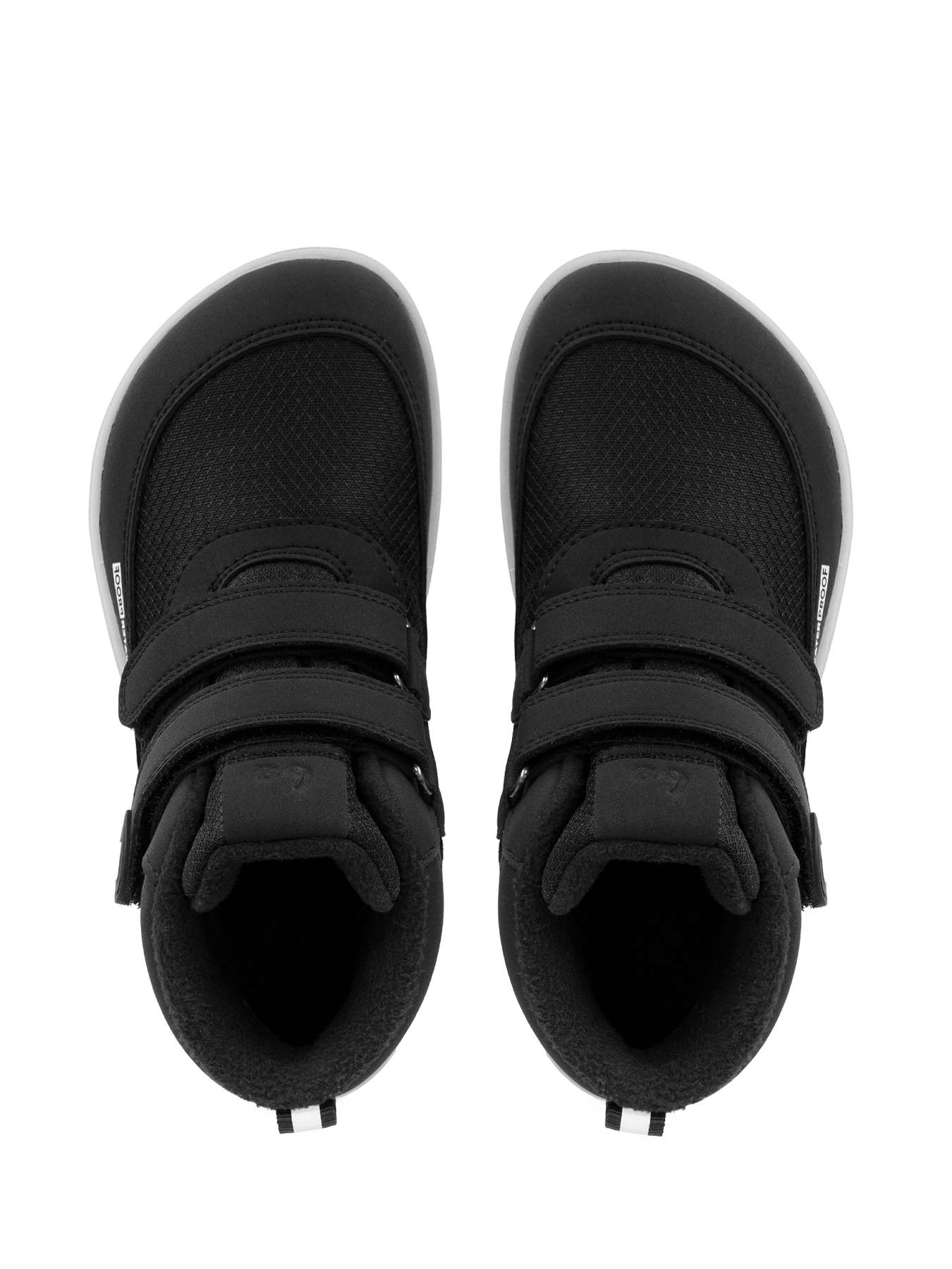 Kids winter barefoot boots Be Lenka Zippu Junior - Black & Grey