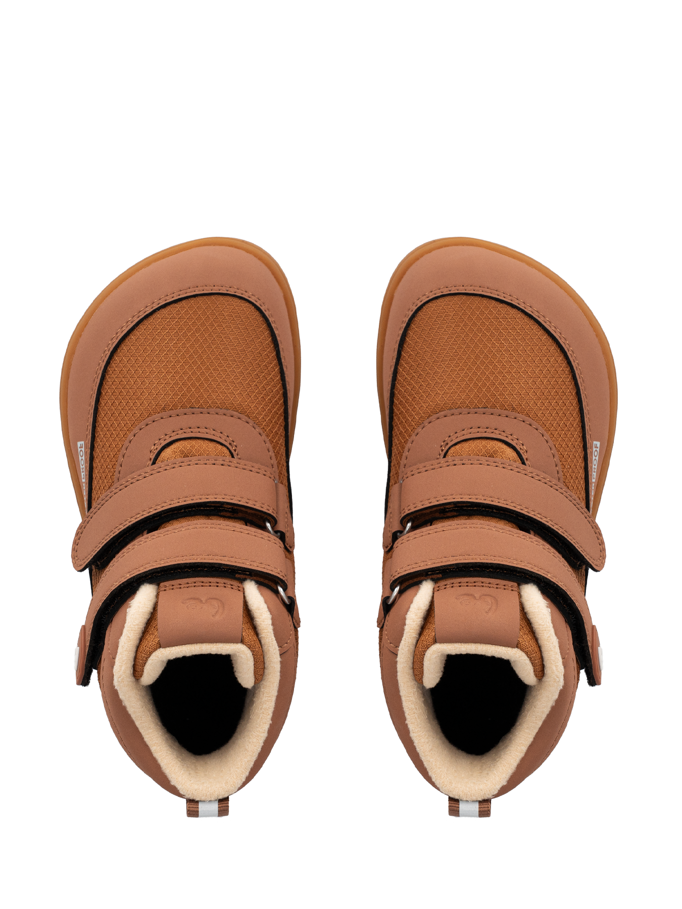 Kids winter barefoot boots Be Lenka Zippu Kids - All Brown