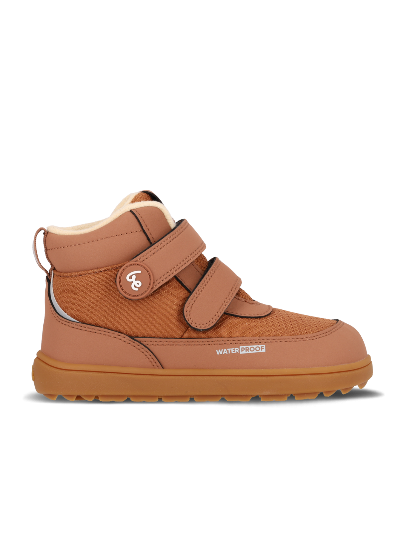 Kids winter barefoot boots Be Lenka Zippu Kids - All Brown