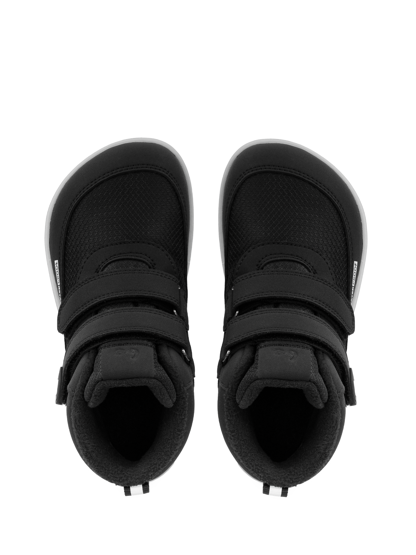 Kids winter barefoot boots Be Lenka Zippu Kids - Black & Grey