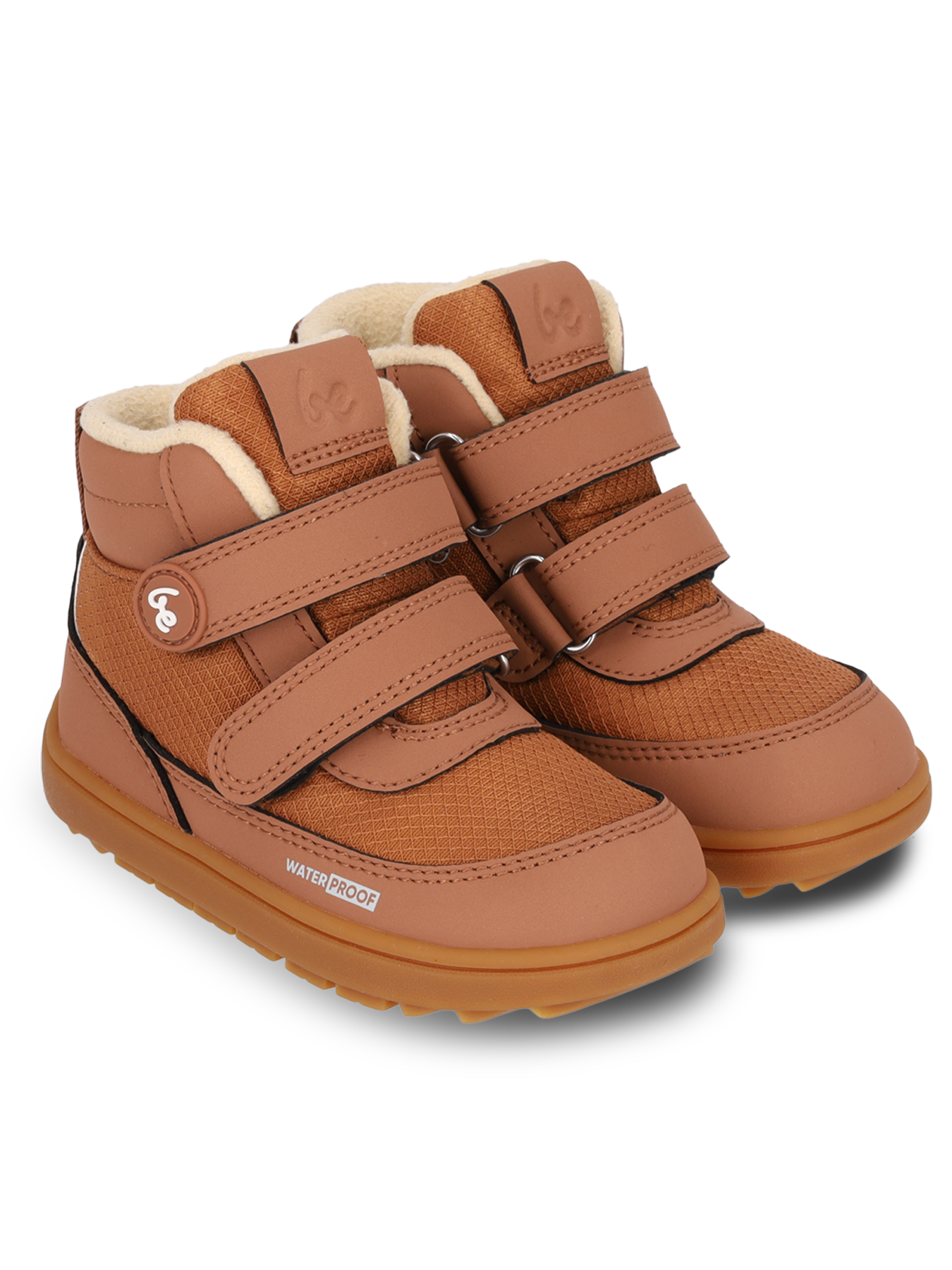 Kids winter barefoot boots Be Lenka Zippu Preschool - All Brown