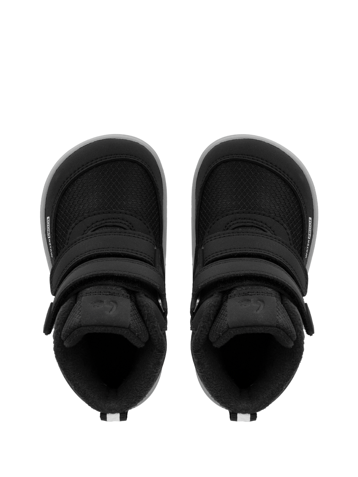 Kids winter barefoot boots Be Lenka Zippu Preschool - Black & Grey