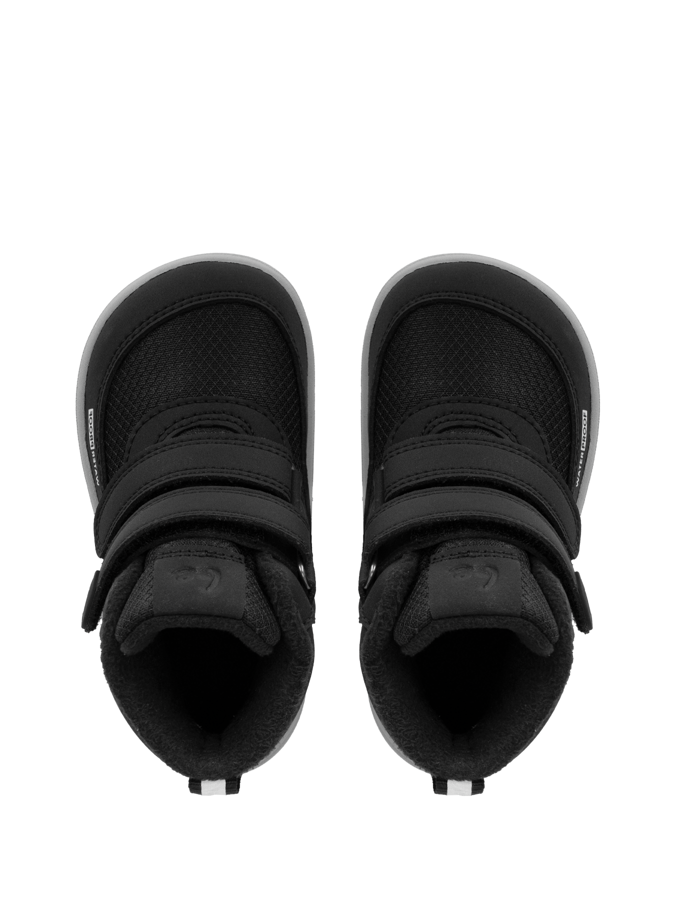 Kids winter barefoot boots Be Lenka Zippu Preschool - Black & Grey