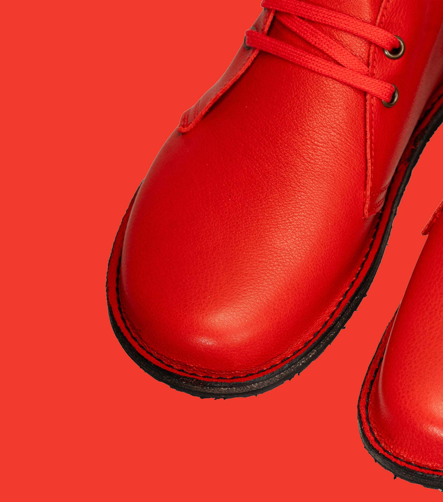 Red Barefoot Pals by Gaucho Ninja