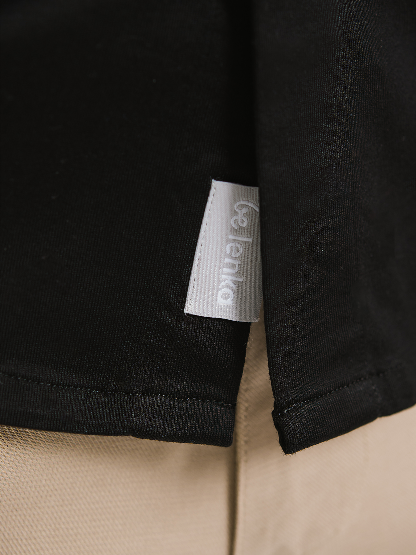 Chemise homme Slim Be Lenka Essentials - Noir de jais